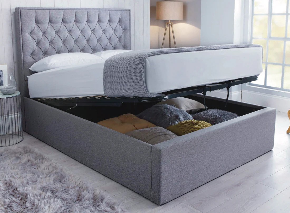 Fabric Ottoman Bed